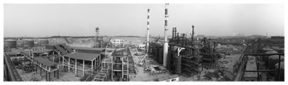 Coal tar distillation, pitch reforming and granulation plant.
Ansteel CHINA for Solios Chemical.